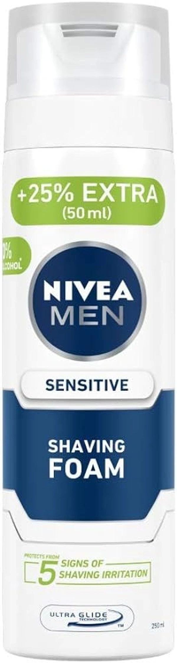 Nivea Men Sensitive Shaving Foam, 250ml