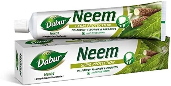 Dabur Herb'l Neem Germ Protection Toothpaste Neem Fights Bacteria - 200g