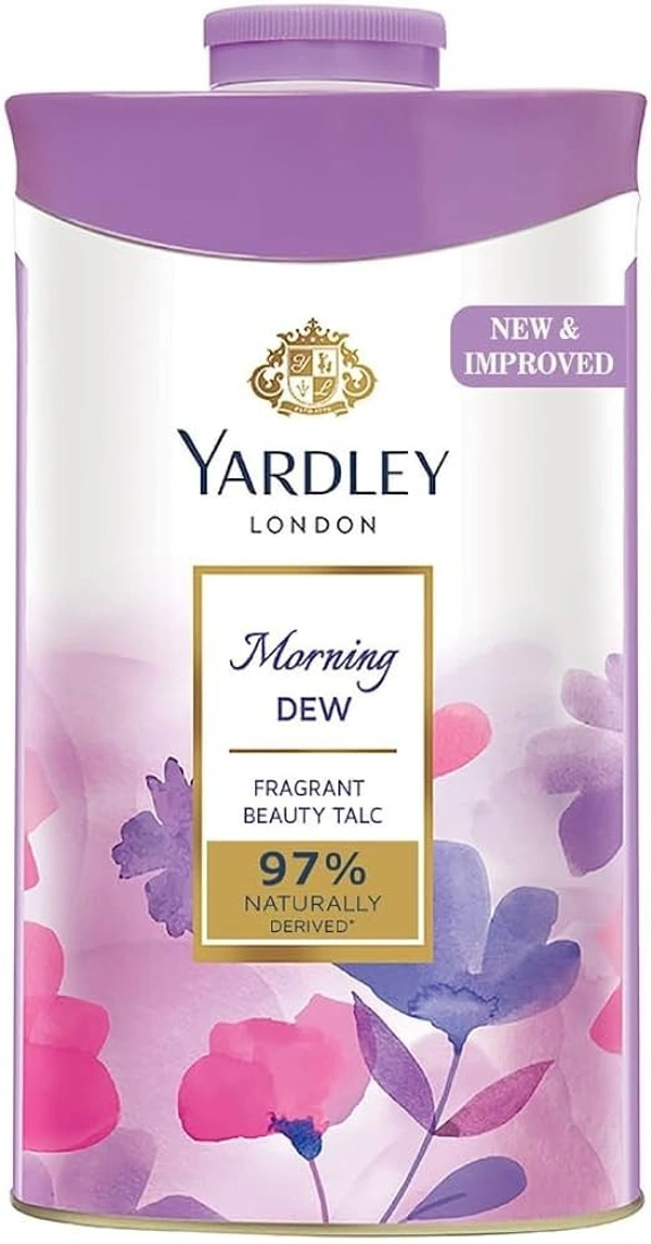 Yardley London Morning Dew Prfumed Talc, 250g