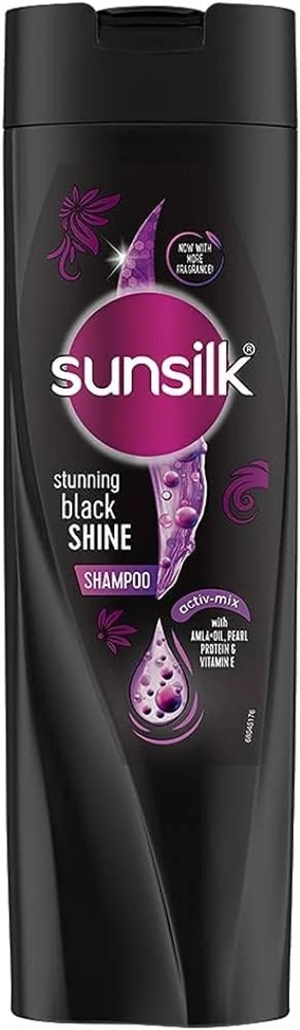 Sunsilk Stunning Black Shine Shampoo, 340ml