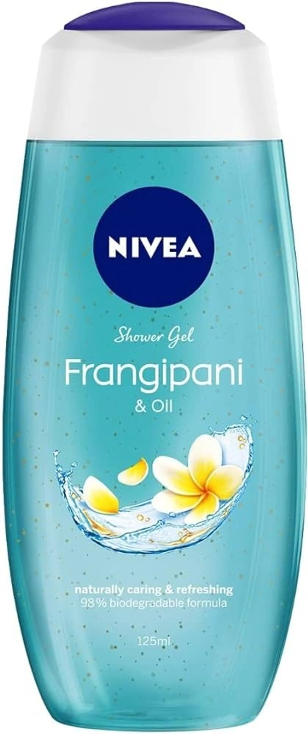 Nivea Shower Gel Frangipani Oil, 125ml