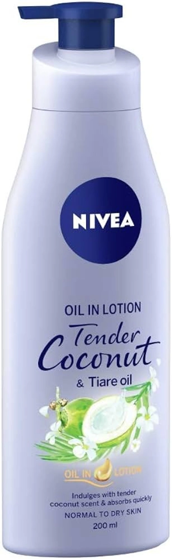 Nivea Body Lotion Tender Coconut Tiare Oil, 200ml