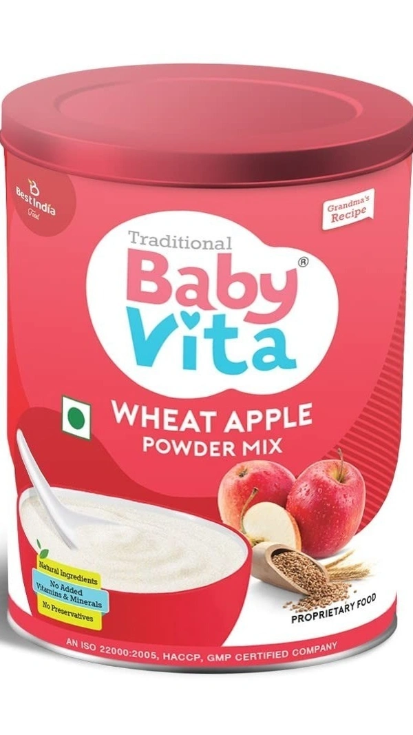 Baby Vita Wheat Apple Powder Mix, 300g