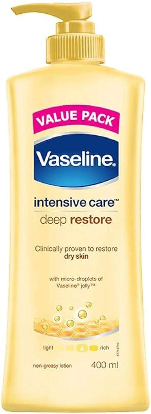 Vaseline Intensive Care Deep Restore Body Lotion Supreme, 400ml