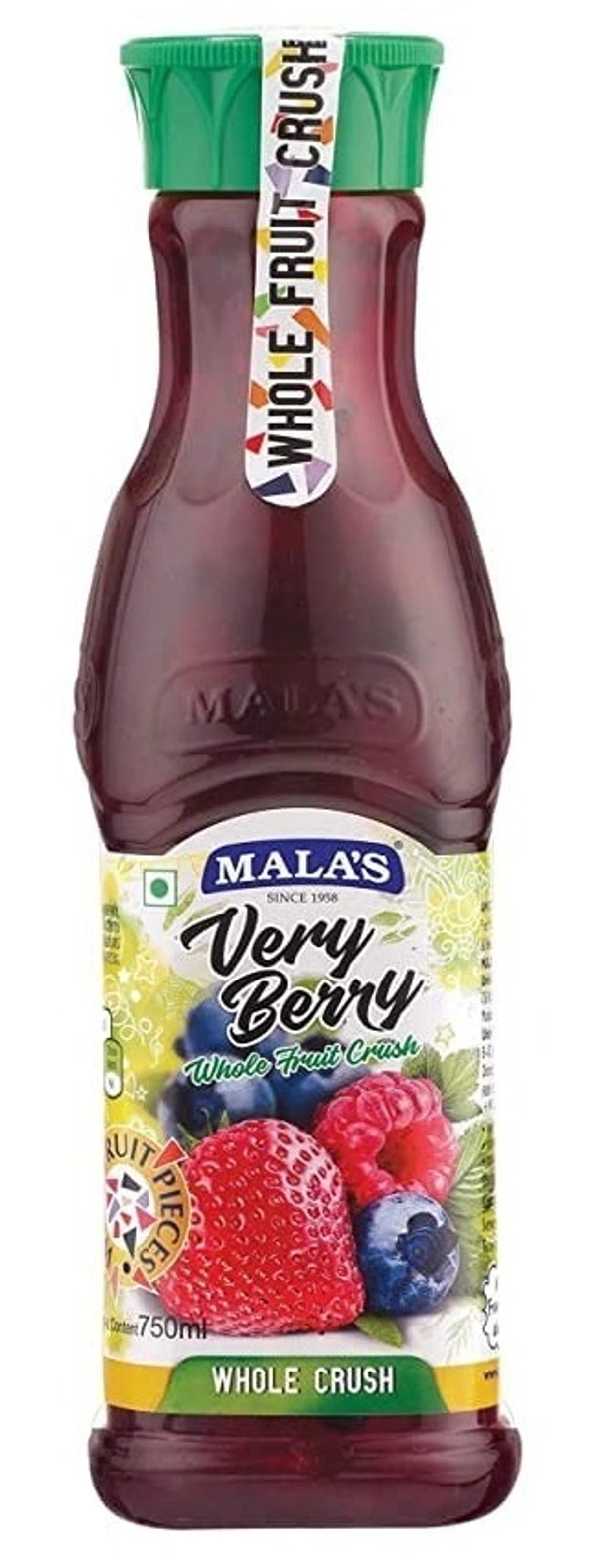 Mala's Veryberry Whole Crush 750ml