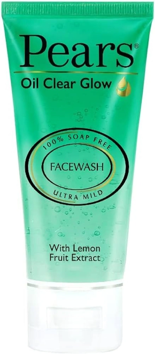 Pears Face Wash Oil Clear With Lemon, 60g
