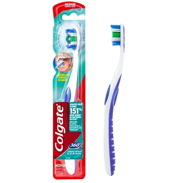 Colgate 360 Whole Mouth Clean Tooth Brush, 1 pcs