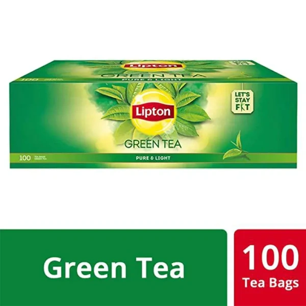 Lipton Pure & Light Green Tea, 100 Bags