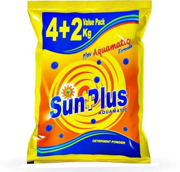 Sun Plus Gold Detergent Powder 4Kg + 2Kg