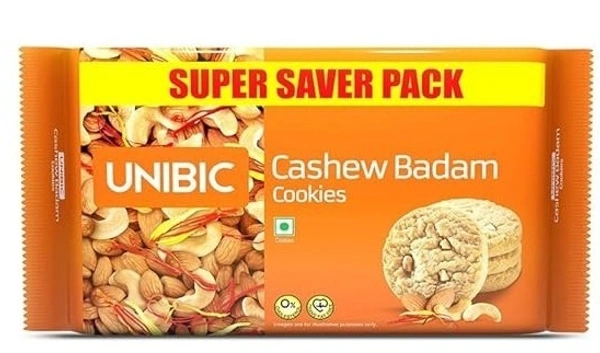 Unibic Biscuits Cashew Badam Cookies Packet, 500g