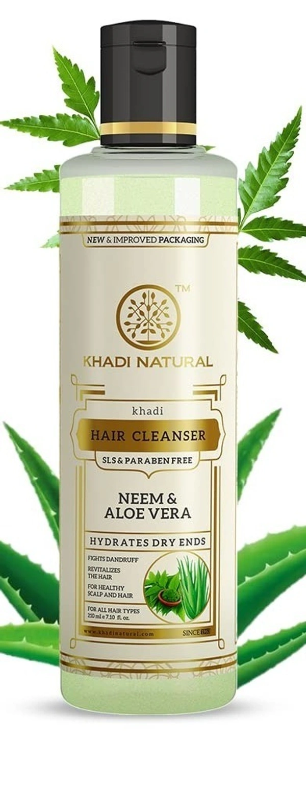 Khadi Herbal Neem Sat Hair Cleanser, 210ml