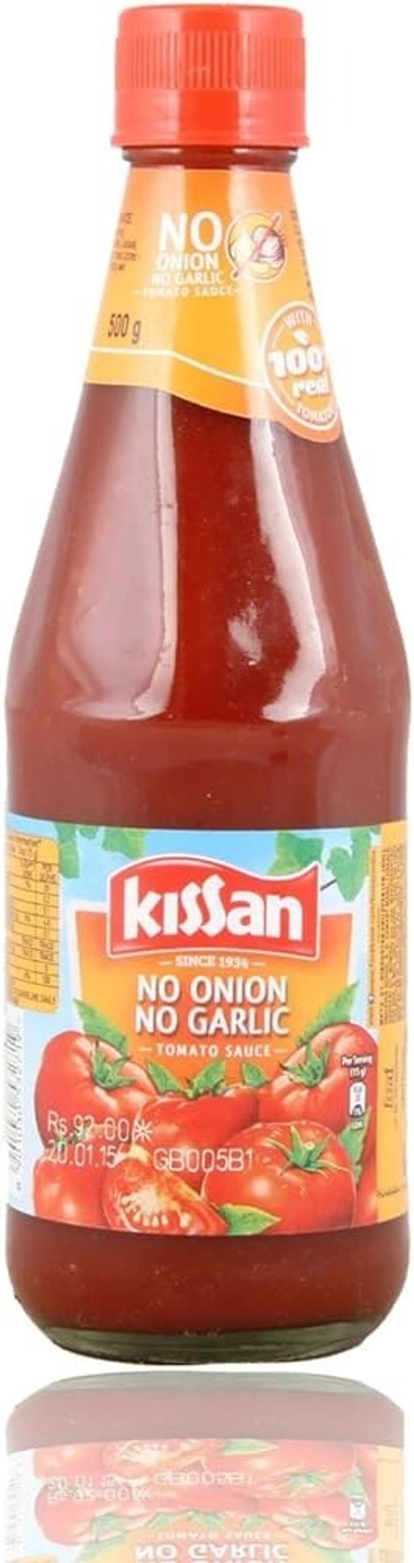 Kissan No Onion No Garlic Sauce, 500g