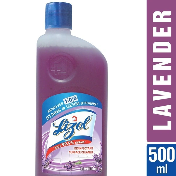 Lizol Disinfectant Surace Cleaner Lavender ml, 500ml