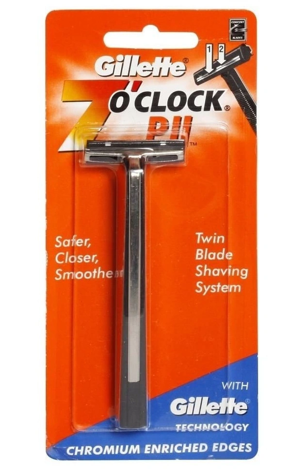 Gillette 7 O Clock PII Shaving Twin Blade