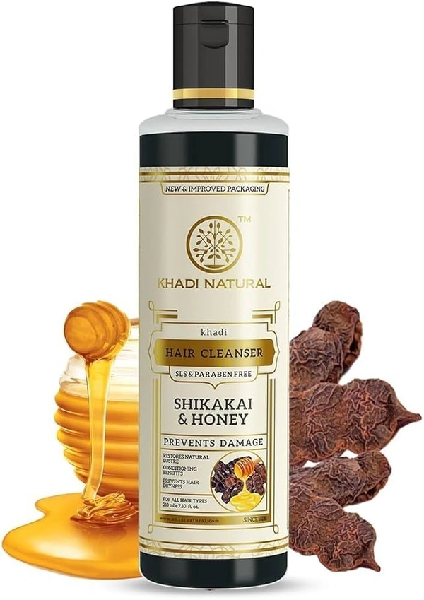 Khadi Herbal Shikakai Hair Cleanser, 210ml