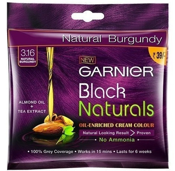 Garnier Black Naturals Shade Natural Burgundy 3.16, 20ml