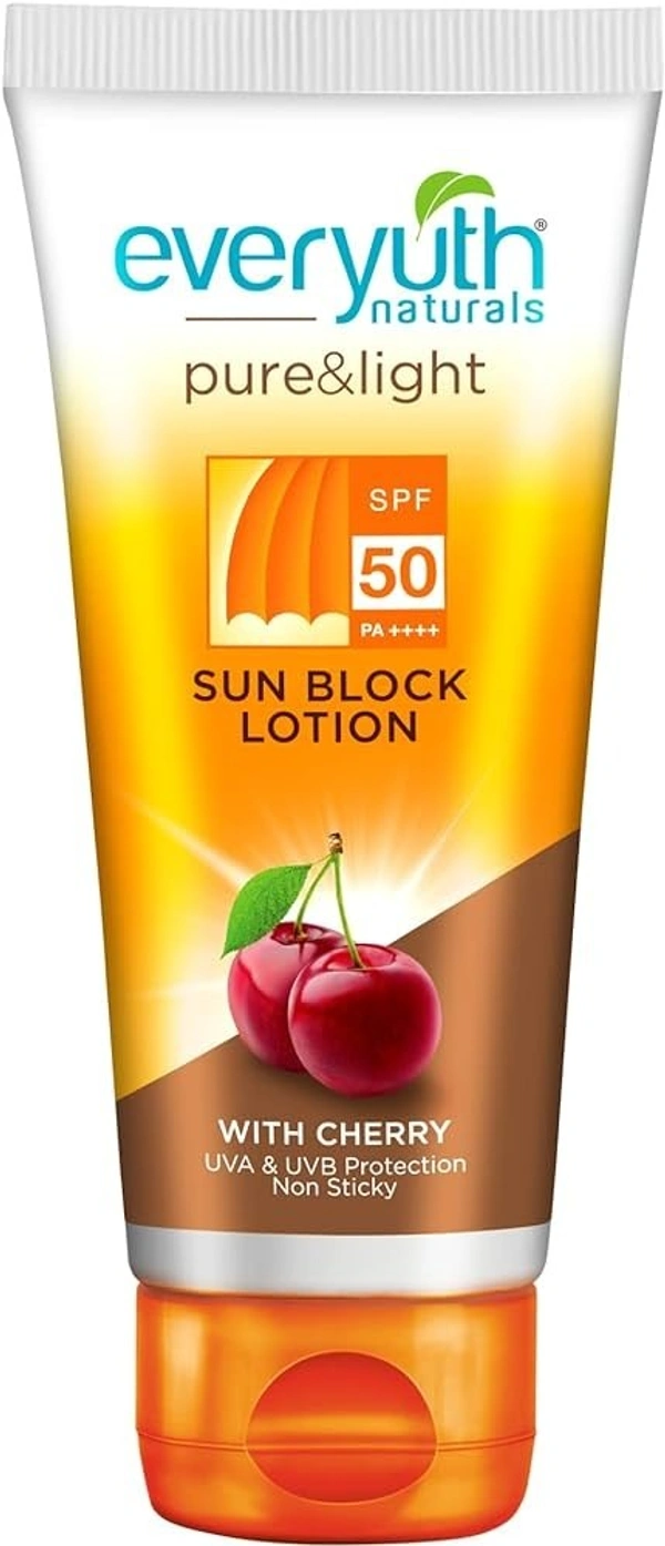 Everyuth Pure Light Sun Block Lotion SPF - 50, 50g