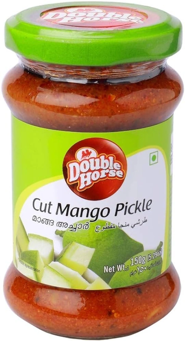 Double Horse Cut Mango Pickle Jar, 150g
