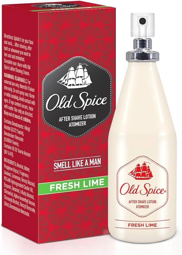 Old Spice After Shave Lotion Atomizer Fresh Lime, 150ml