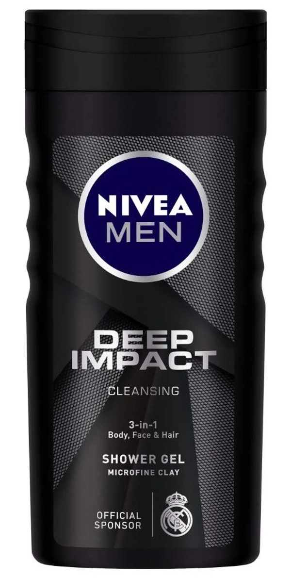 Nivea Men Deep Impact Shower Gel, 250ml