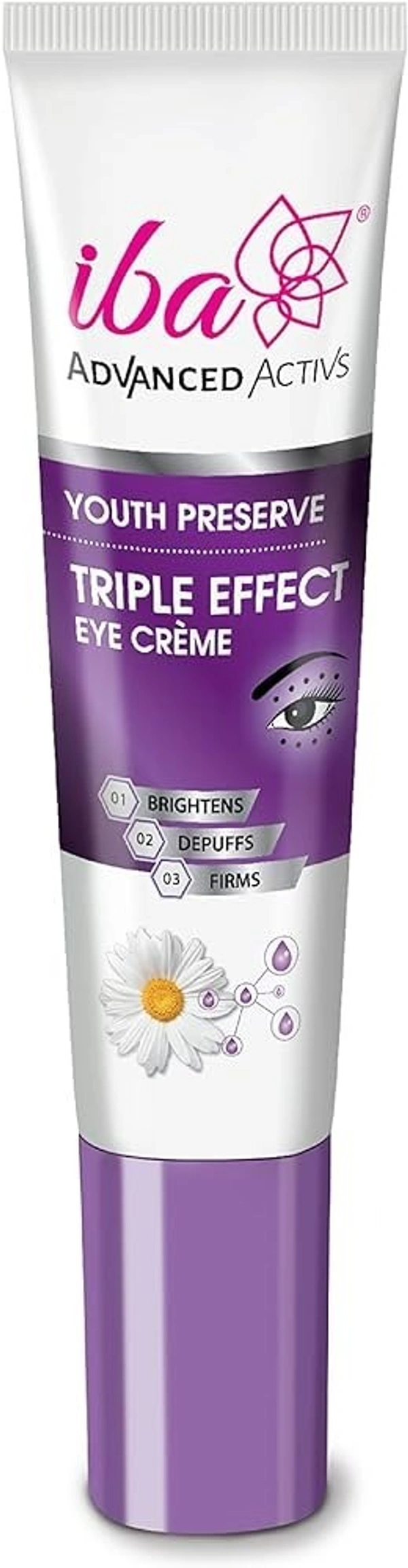 Iba Advanced Activs Youth Preserve Triple Effect Eye Cream, 15ml