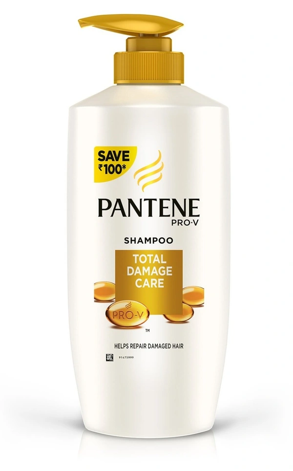 Pantene Total Damage Care Shampoo, 675ml