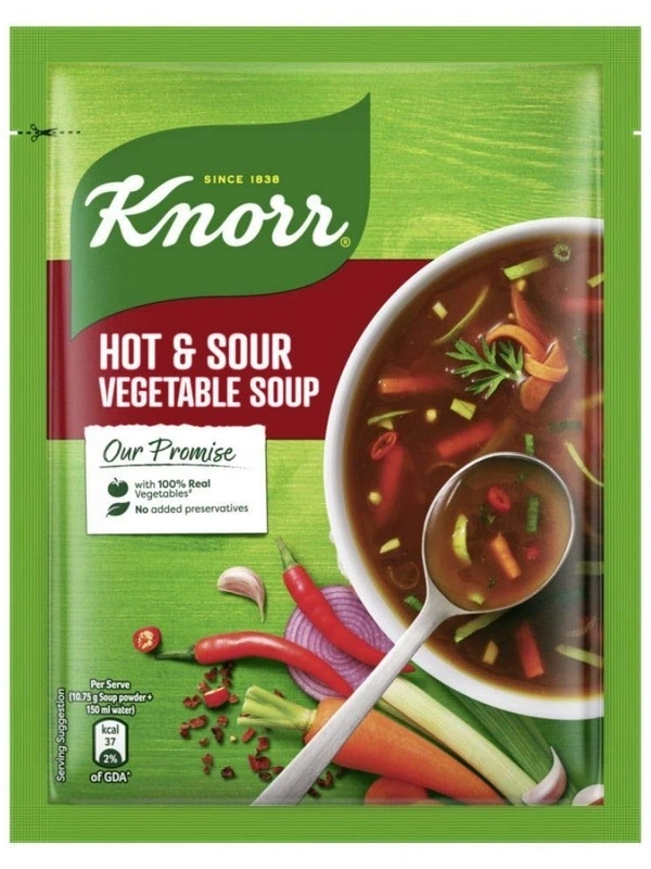 Knorr Instant Hot& Sour Vegetable Soup, 43g