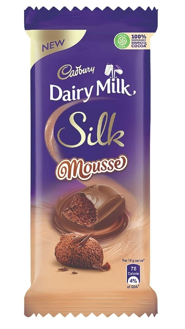 Cadbury Dairy Milk Silk Chocolate Bar Mousse, 50g