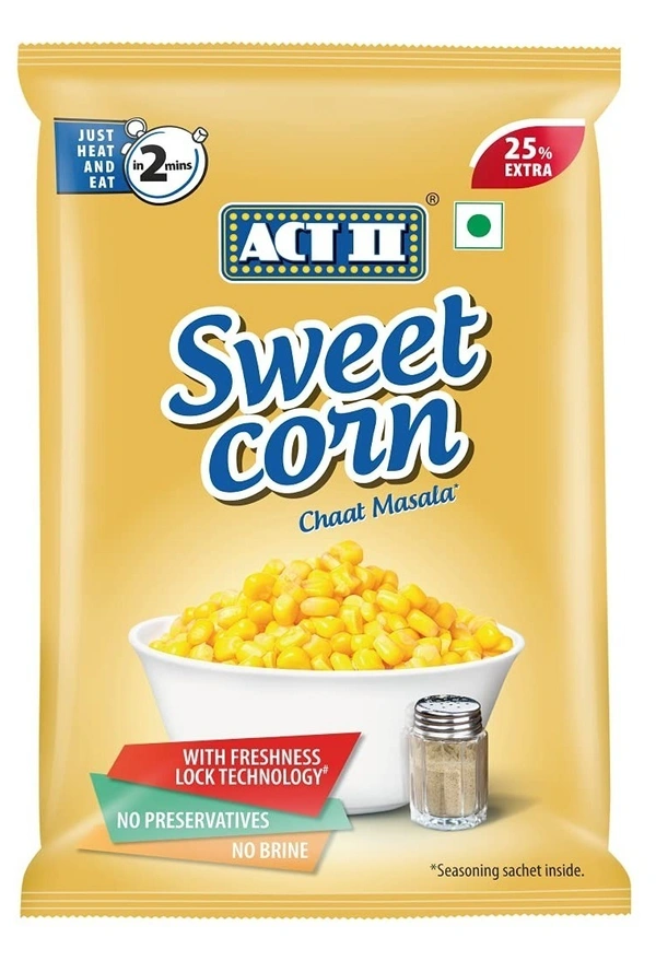 Act II Sweet Corn Chaat Masala Pouch, 151.9g
