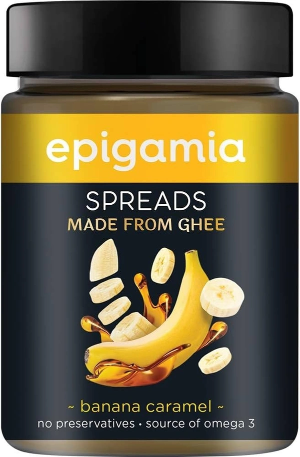 Epigamia Spreads Made From Ghee Banana Caramel, 250g