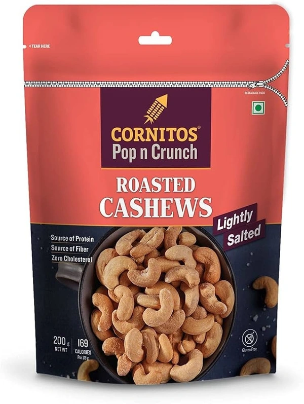 Cornitos Roasted Cashew Salted, 200g
