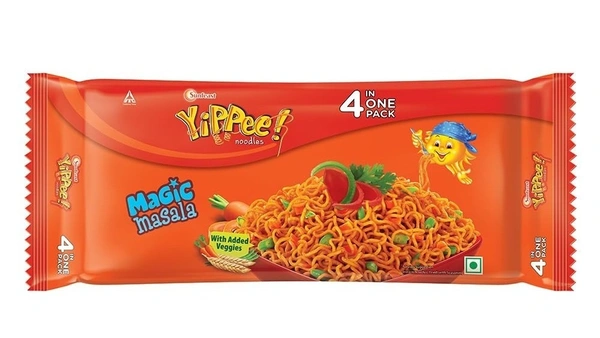 Sunfeast Yippee Noodles Magic Masala Six in One Pack Pouch, 405g