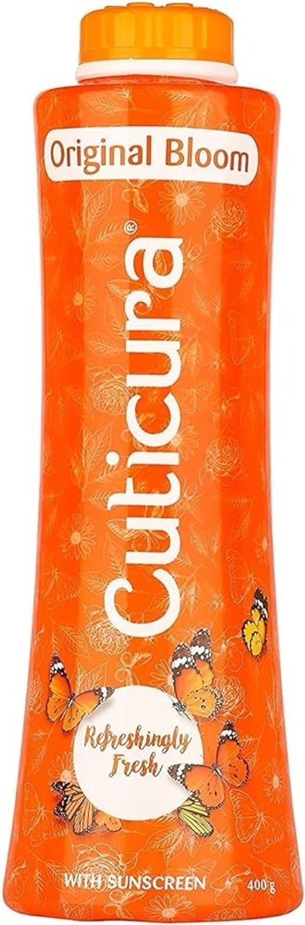 Cuticura Talcum Powder Original Bloom With Sunscreen, 100g
