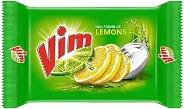 Vim Dishwash Bar Soap Power of Lemon, 75g