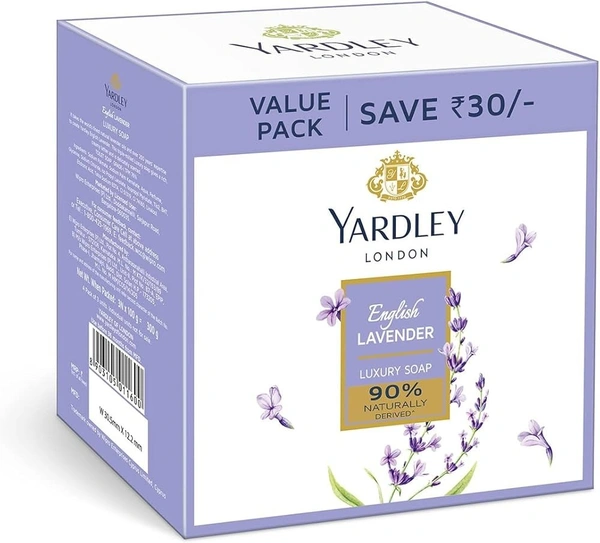 Yardley London Lavender Soap English Lavender (4X100g), 400g
