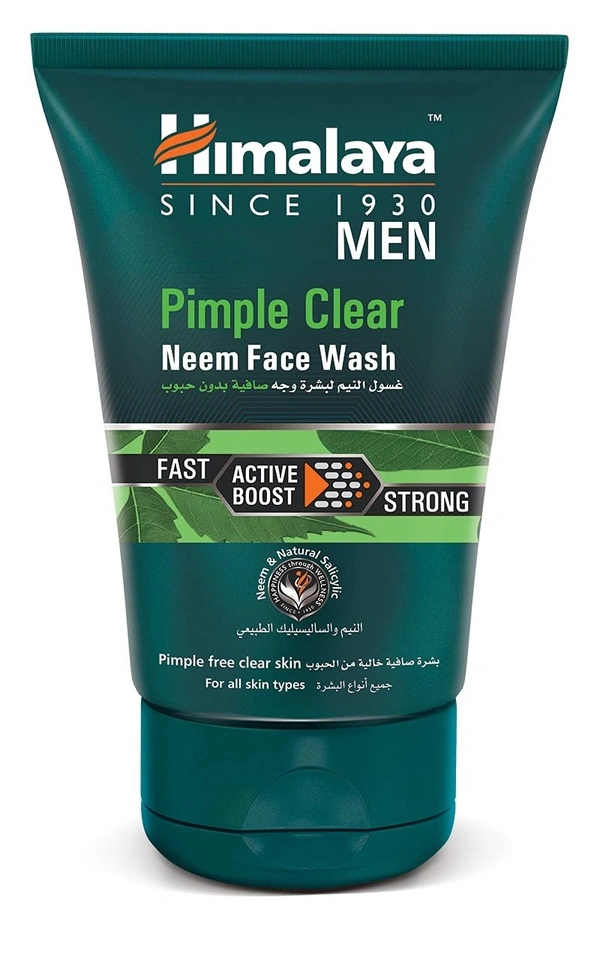 Himalaya Men Pimple Clear Neem Face Wash, 50ml