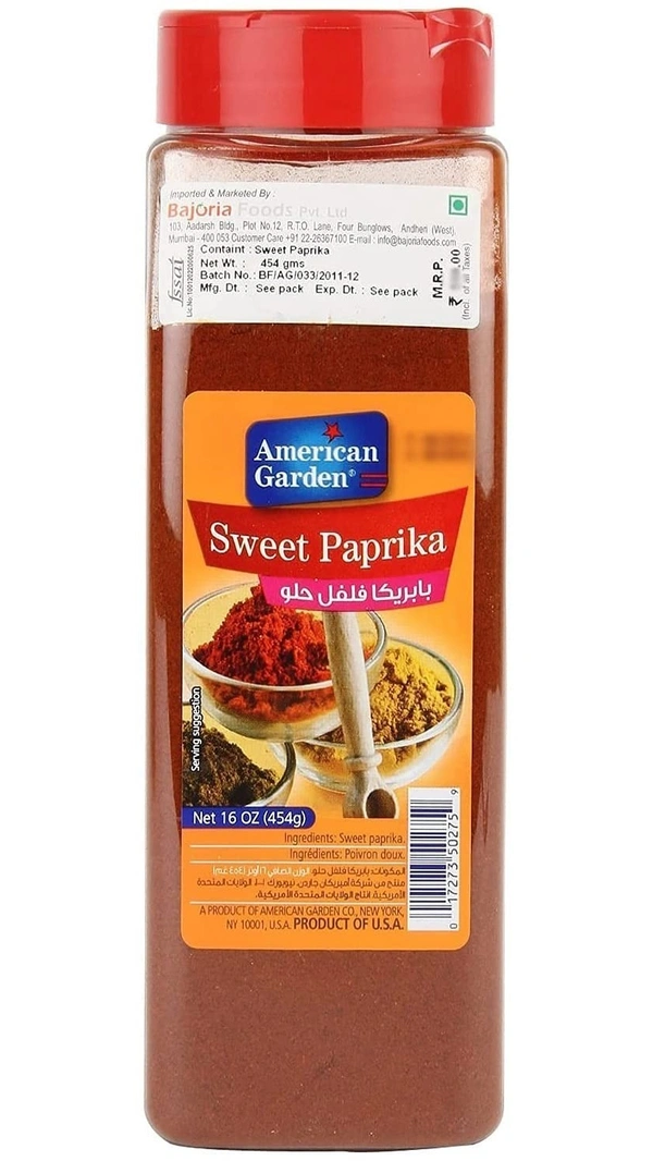 American Garden Sweet Paprika, 454g