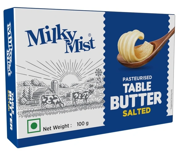 Milky Mist Table Butter Salted - 100g