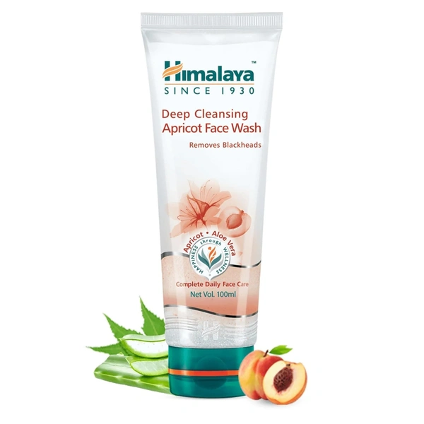 Himalaya Face Wash Apricot Deep Cleansing 100ml
