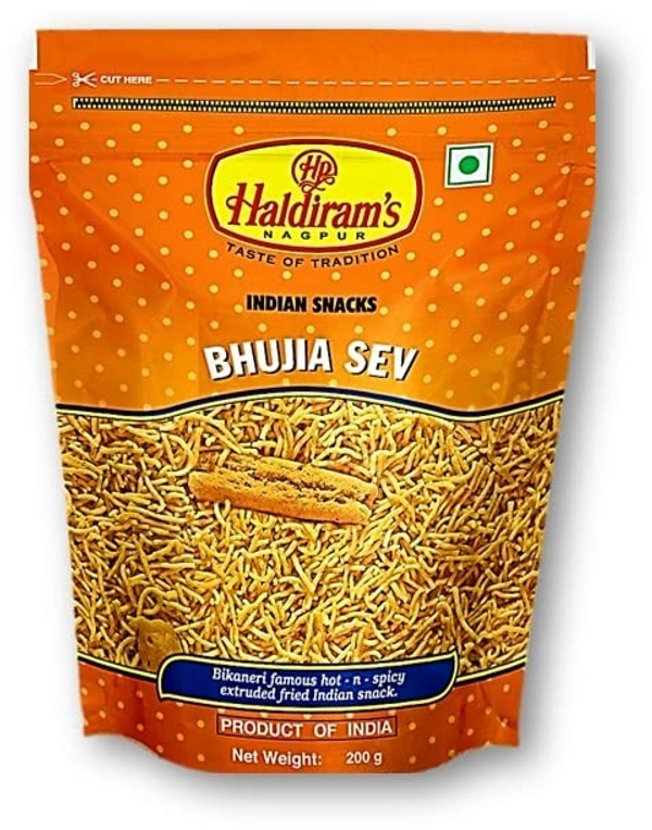Haldiram's Indian Snacks Bhujia Sev, 200g