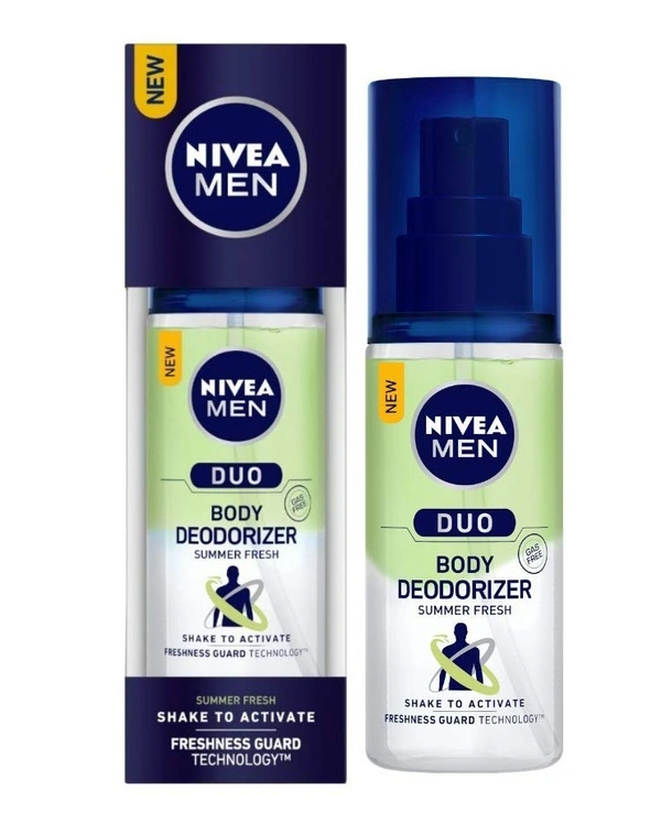 Nivea Men Duo Body Deodorizer Summer Fresh - 100ml