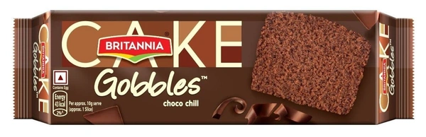 Britannia Cakes Gobbles Choco Chill Pack, 120g