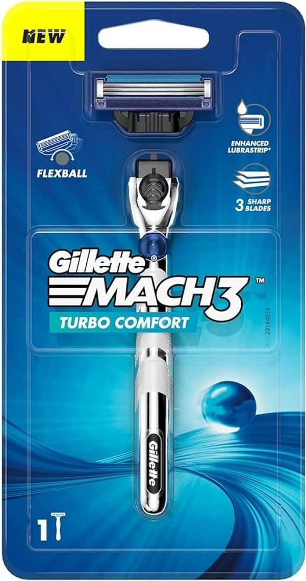 Gillette Mach 3 Turbo Razor Sharper Blade