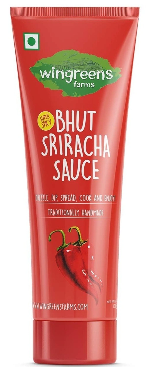 Wingreens Bhut Sriracha Sauce, 100g