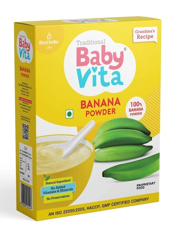 Baby Vita Banana Powder, 300g Carton