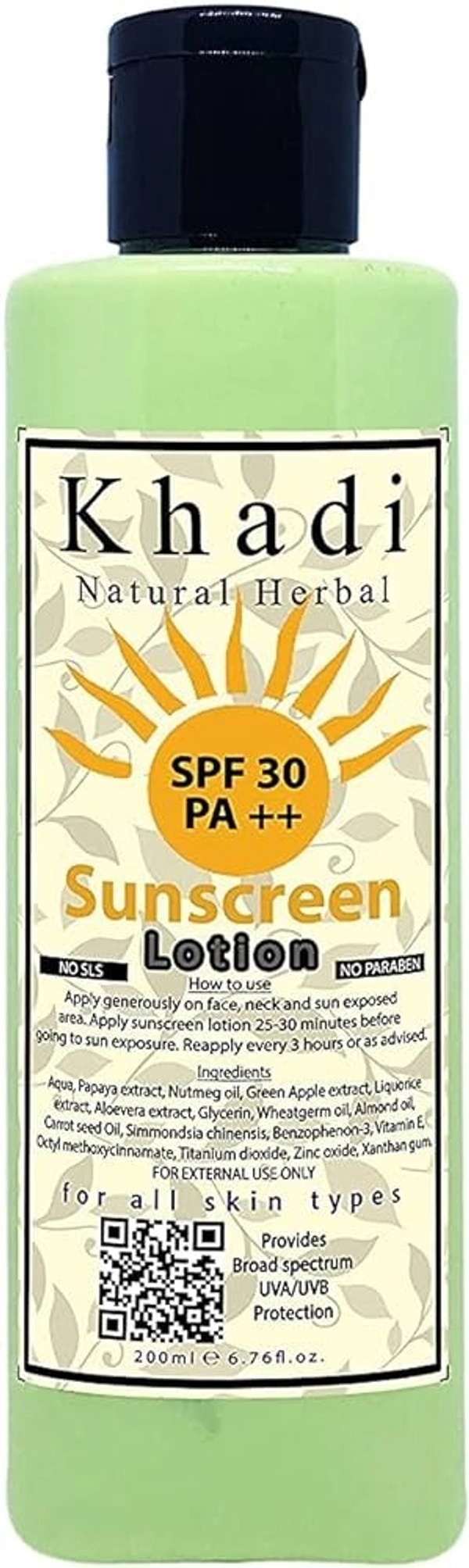 Khadi Herbal SPF 30, 200ml