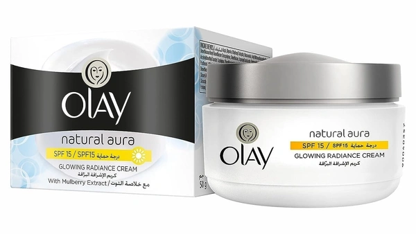 Olay Natural White Day SPF 24 Glowing Fairness Cream, 50g