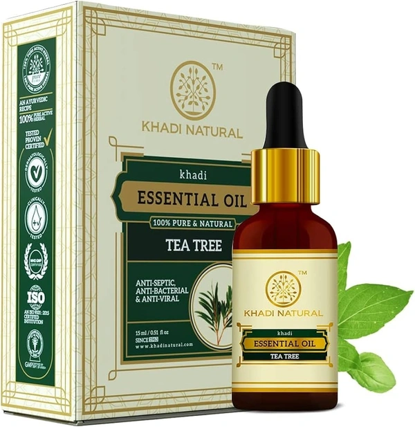 Khadi Herbal Tea Tree Essential Oil, 15ml