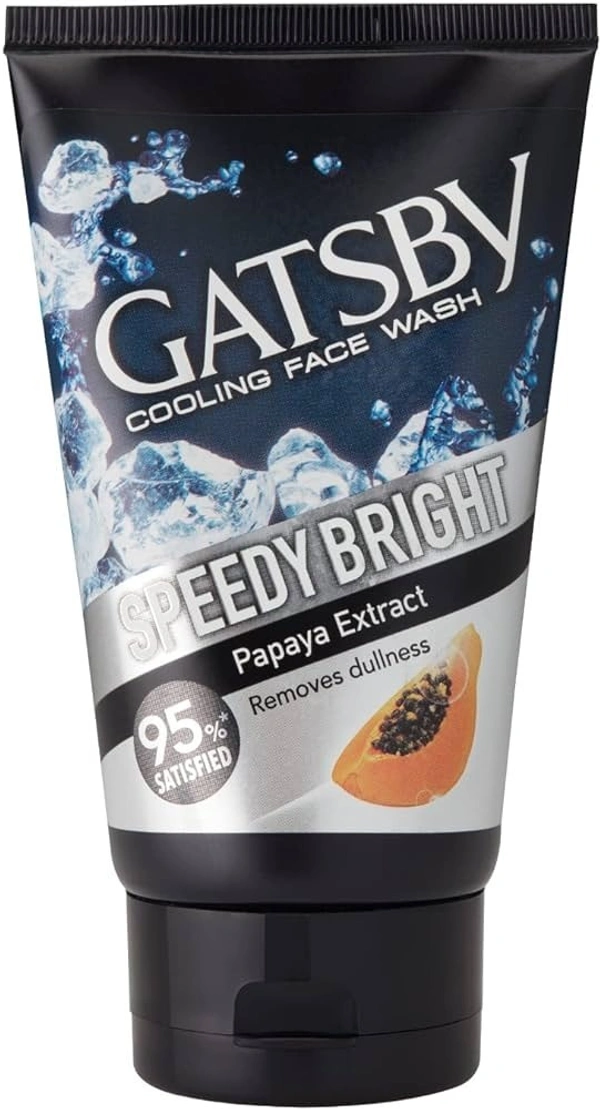 Gatsby Speedy Bright Papaya Extract Facewash, 50g