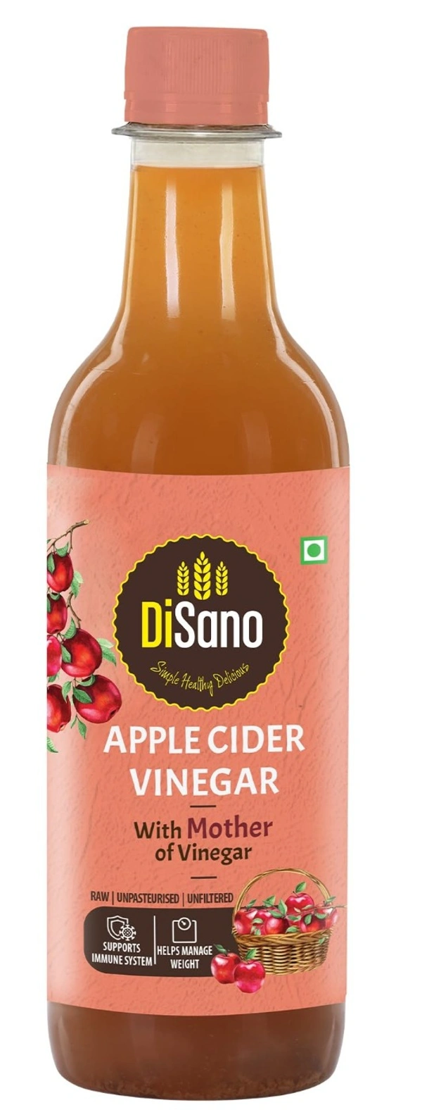 Disano Apple Cider Vinegar With Mother Vinegar - 500ml